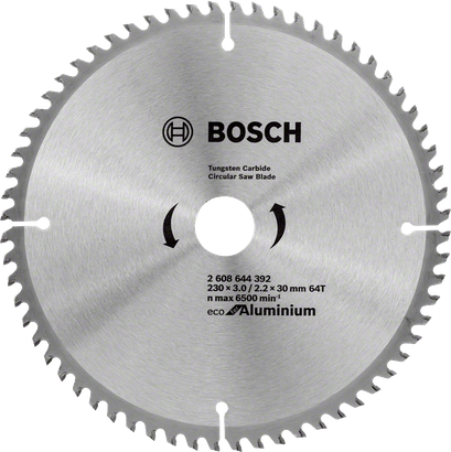 להב מסור עגול לאלומיניום 235×30×3 מ״מ | 80 שיניים – ECO for Aluminium 2608644422
