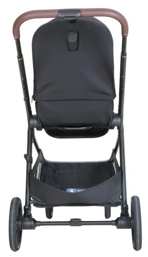 עגלת משולבת 2-ב-1 טיולון ואמבטיה EZE עם קיפול אוטומטי מהיר - שחור