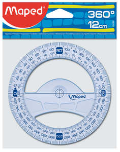מד זוית 360 מעלות MAPED קוטר 12 ס"מ