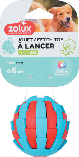 זולוקס צעצוע אינטראקטיבי לכלבים צרפת TREAT RUBBER BALL