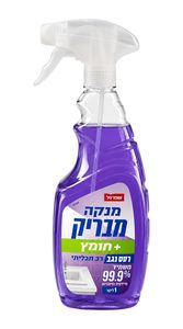 מנקה מבריק + חומץ – תרסיס רב תכליתי לניקוי וחיטוי משטחים | 1 ליטר