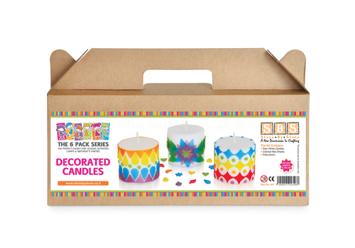 Decorated Candles - 6pack kit