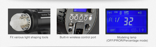 קיט 2 פלאשים סטודיו GODOX GS-400IIE