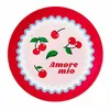צלחת קינוח Bialetti Mercato Della Frutta Cherries בקוטר 20 ס״מ