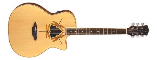 גיטרה אקוסטית מוגברת OCL DFY Luna Guitars