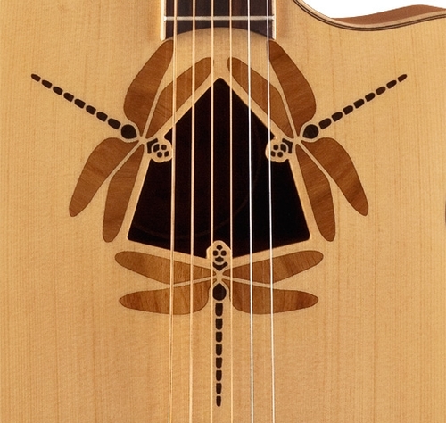גיטרה אקוסטית מוגברת OCL DFY Luna Guitars
