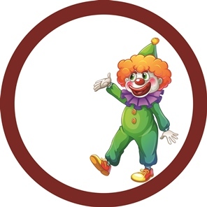 מדבקות עגולות גדולות למיתוג אישי לפורים 12 יח