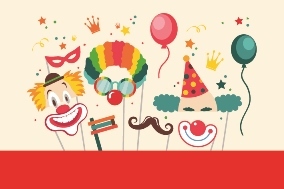 מדבקות מלבניות לפורים 18 יח' 