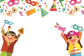 מדבקות מלבניות לפורים 18 יח' 