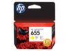 מחסנית דיו HP 655 Yellow Ink Cartridge