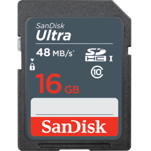 כרטיס זיכרון SanDisk SDHC UHS-I 16GB	