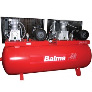 מדחס 500 ליטר 5.5X2 כ"ס BALMA B222O7 - 400V