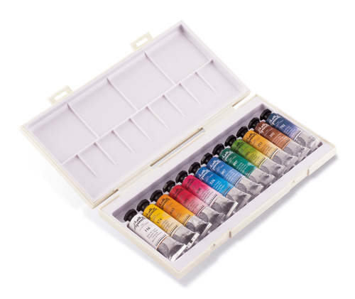 סט צבעי מים 12 שפופרות + אחיזת גומי La Petite Aquarelle