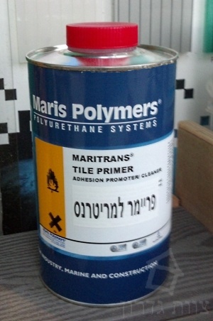 פריימר למרצפות כהכנה לחומר איטום - MariTrans