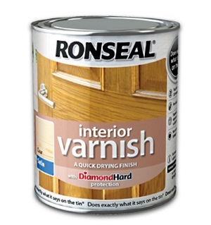 לכה שקופה לעץ - של RONSEAL