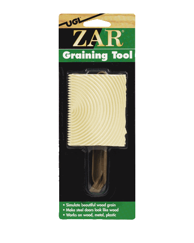 מברשת מחורצת ליצירת מראה עץ - ZAR Graining Tool