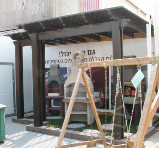 פרגולות אלומיניום דמוי עץ