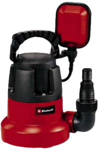 משאבת מים גובה 0 למים נקיים כולל מצוף EINHELL 350w דגם GC-SP 3580LL