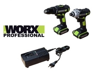 סט 2 מברגות חשמליות WORX 16V