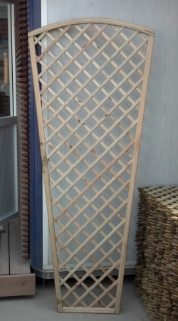 לוח רשת עץ טרפז  40/80X183 ס