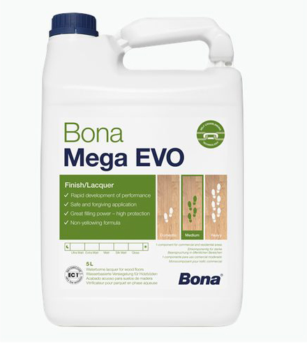 לכה לרצפת עץ - Bona Mega EVO 