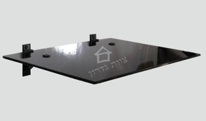 מדף זכוכית ל-DVD וממיר 35X25 ס"מ