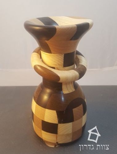 סרגלי עץ אקזוטיים לחריטה אורך 1 מטר