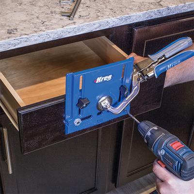 מערכת קרג ג'יג להתקנת ידיות לארונות KREG CABINET HARDWARE JIG