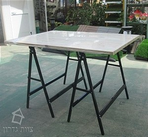 חמורים לשולחן ממתכת - זוג