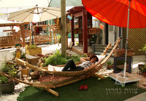 ערסלי שכיבה קלועים מבמבוק 