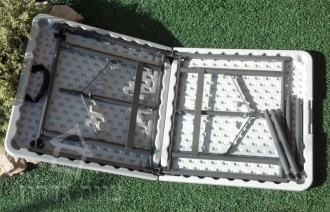 שולחן מתקפל למזוודה 123X61 ס