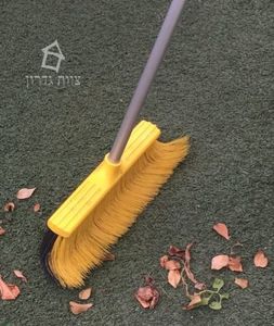 מטאטא פטנט לדשא סינטטי, חצר ומדרכה | מטאטא קפיץ