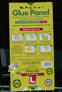 מלכודת דבק למכרסמים וחרקים
