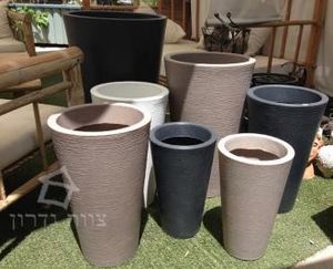 אדנית דמוי בטון דגם חבצלת
