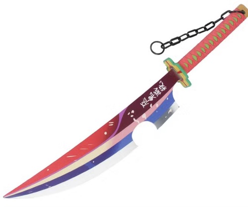 חרב טנגן אוזוי מקוטל השדים – Demon Slayer | Tengen Uzui Nichirin Sword Replica