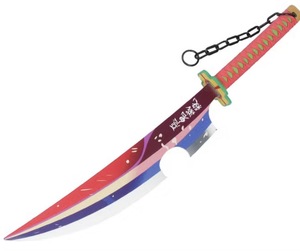 חרב טנגן אוזוי מקוטל השדים – Demon Slayer | Tengen Uzui Nichirin Sword Replica