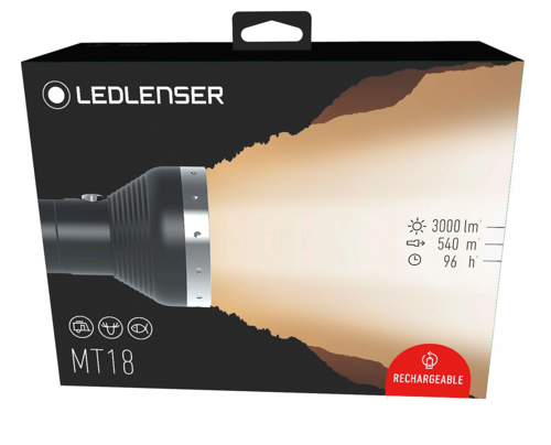 פנס יד נטען Ledlenser MT18 ‏