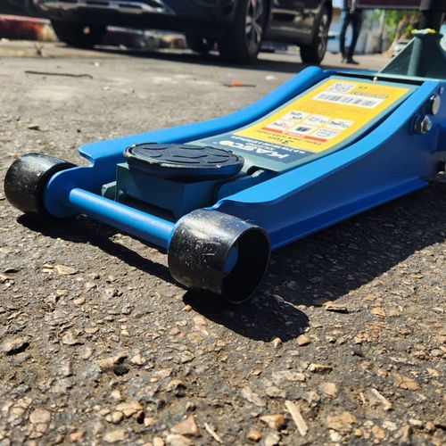 ג'ק עגלה גלגלים 3 טון, 2 פיסטונים ורגלית להרמה מהירה - מקצועי - KASCO