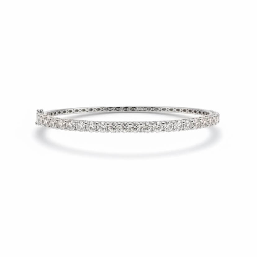 צמיד בנגל יהלומים 3.90CT זהב 14K