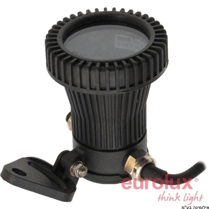 ספוט תאורה לבריכה 12V IP68 50W שחור יורולוקס