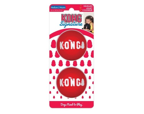 KONG קונג כדורי SIGNATURE מידה M 2 יח'