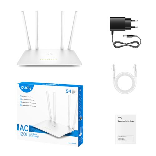 Cudy AC1200 Dual-Band Wi-Fi Router WR1200-IL 