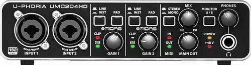 כרטיס קול Behringer U-PHORIA UMC204HD