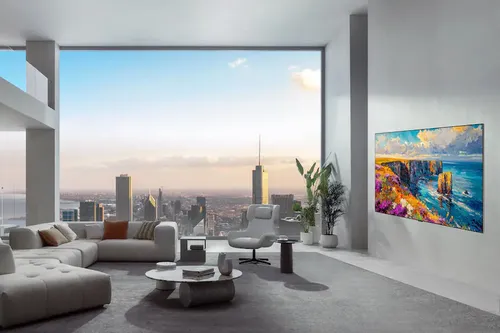 טלוויזיה LG OLED evo AI W6 בגודל 83 אינץ׳ 4K דגם OLED83W6 עם עיצוב Wallpaper, חיבור True Wireless ומעבד α11 AI Gen3