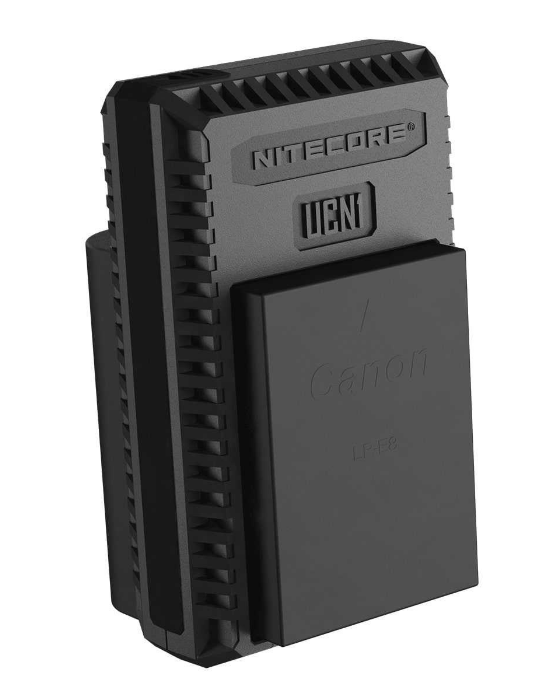 מטען USB לסוללות Canon LP-E6/LP-E8