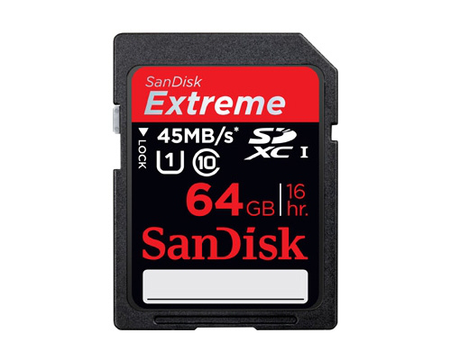 SanDisk Extreme SDXC 64GB