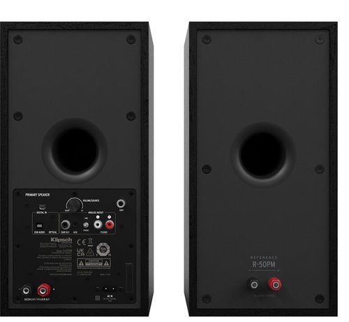 זוג רמקולים מדפיים מוגברים מבית Klipsch דגם R50PM
