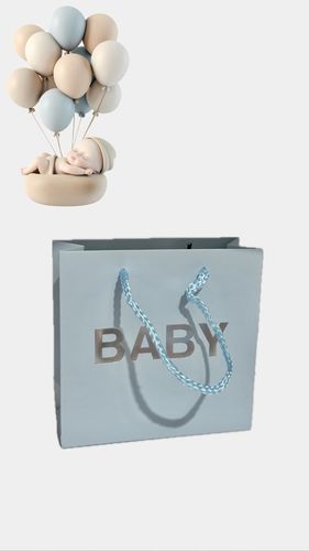 שקית BABY תכלת 14/15/6 ס