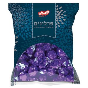 פרליני שוקולד ממולאים בקרם אגוזים