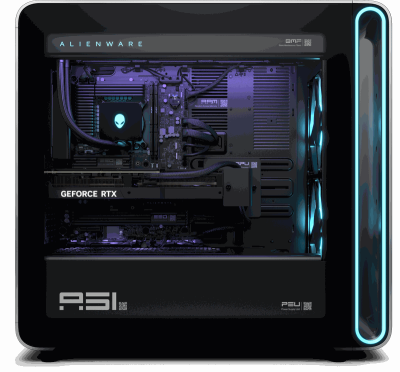 מחשב גיימינג נייח Dell Alienware Area-51 AAT2250 Intel Core Ultra 7 265K / 32GB RAM / 1TB + 2TB SSD / NVIDIA RTX 5070 Ti 16GB / Windows 11 Pro